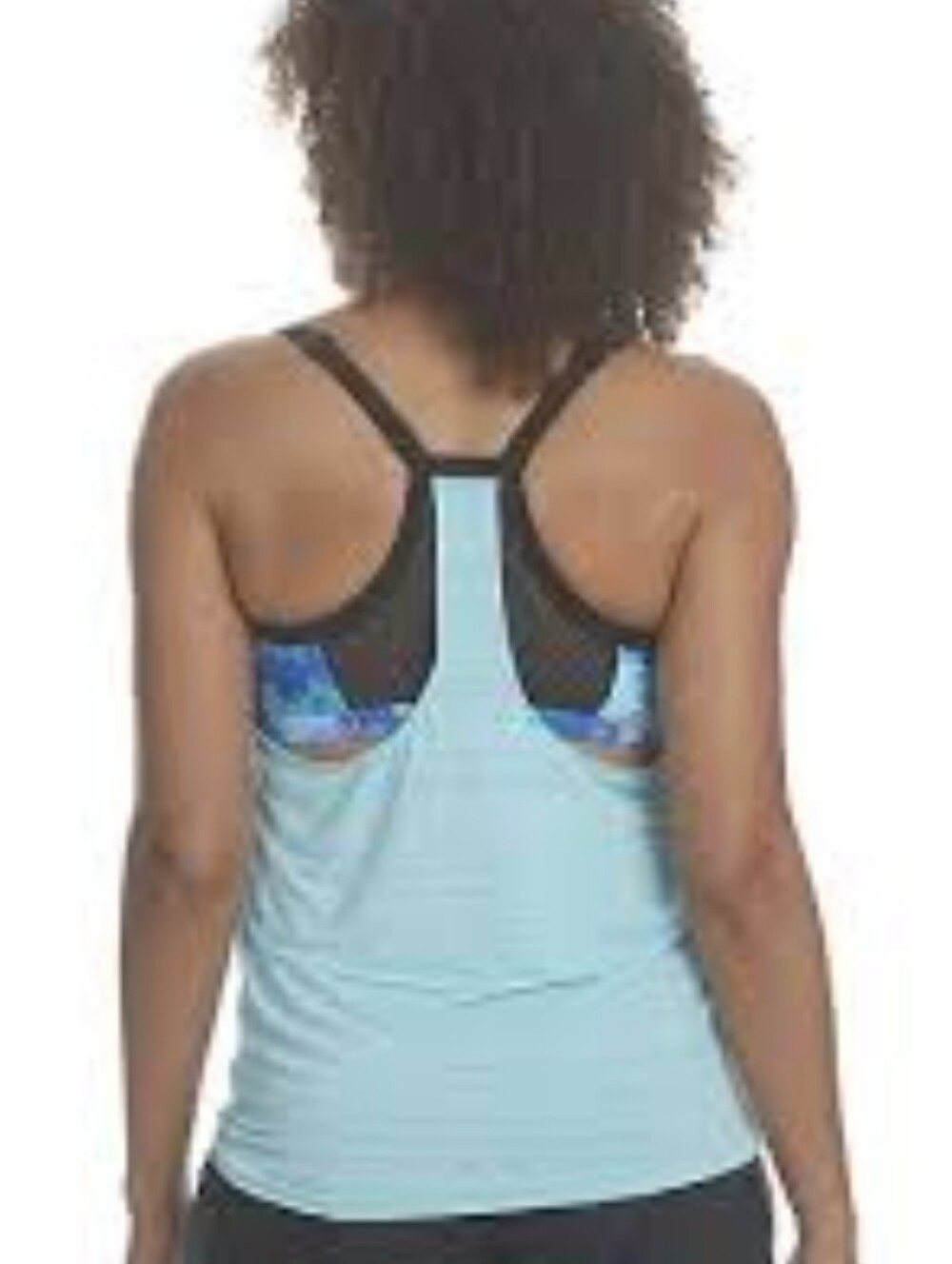 ZeroXposur Swimwear (2-In 1) UPF+30 Racerback Top Tankini Mint Green SzS